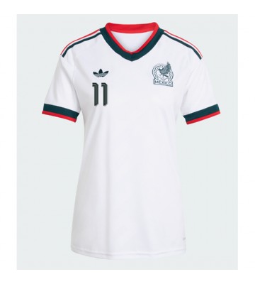 Mexico Santiago Gimenez #11 Udebanetrøje Dame VM 2026 Kortærmet